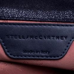 Pre Owned Stella McCartney Navy Blue Faux Leather Falabella Shoulder Bag