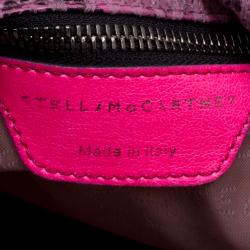 مملوكة مسبقًا Stella McCartney Pink Faux Python Small Falabella Tote