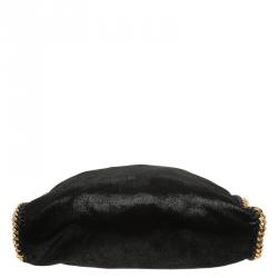 مملوكة مسبقًا Stella McCartney Black Shaggy Deer Faux Leather Small Falabella Tote