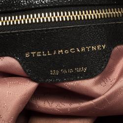 مملوكة مسبقًا Stella McCartney Black Shaggy Deer Faux Leather Small Falabella Tote