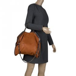 مملوكة مسبقًا حقيبة يد ستيلا ماكرتني فالابيلا جلد صناعي بنية