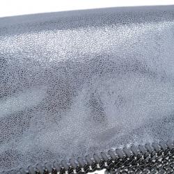 Pre Owned Stella McCartney Silver Faux Leather Falabella Clutch