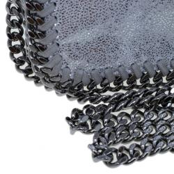 Pre Owned Stella McCartney Silver Faux Leather Falabella Clutch