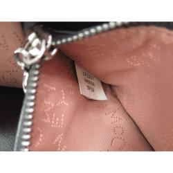 Pre Owned Stella McCartney Black Shaggy Deer Faux-Leather Falabella Continental Wallet