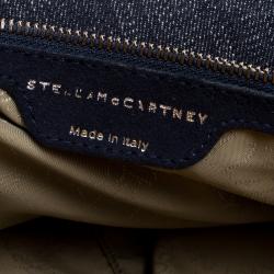 Pre Owned حقيبة يد ستيلا ماكرتني شوبر فالابيلا دنيم سوداء