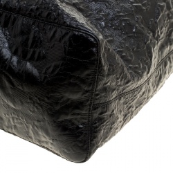 Stella McCartney Black Coated Fabric Shoulder Bag