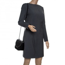 Pre Owned حقيبة كتف ستيلا ماكرتني صندوقية ميني فالابلا جلد صناعي سوداء