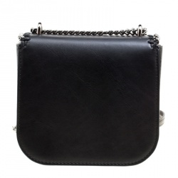 Pre Owned حقيبة كتف ستيلا ماكرتني صندوقية ميني فالابلا جلد صناعي سوداء