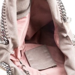 Pre Owned Stella McCartney Grey Faux Leather Large Falabella Tote