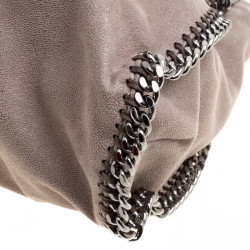 Pre Owned Stella McCartney Grey Faux Leather Large Falabella Tote