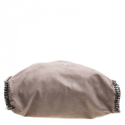 Pre Owned Stella McCartney Grey Faux Leather Large Falabella Tote