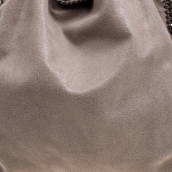 Pre Owned Stella McCartney Grey Faux Leather Large Falabella Tote