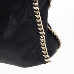 مملوكة مسبقًا Stella McCartney Black Faux Suede Falabella Shoulder Bag
