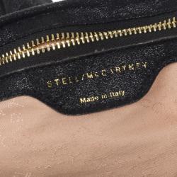 مملوكة مسبقًا Stella McCartney Black Faux Suede Falabella Shoulder Bag