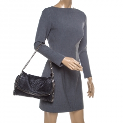 مملوكة مسبقًا حقيبة كتف ستيلا مكارتني فالابيلا جلد صناعي سوداء