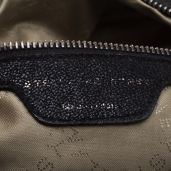 مملوكة مسبقًا Stella McCartney Black Faux Leather Large Falabella Tote