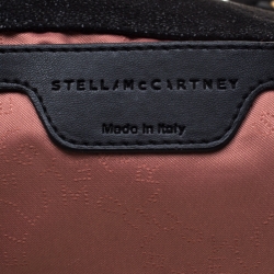 مملوكة مسبقًا Stella McCartney Black Faux Leather Mini Falabella Shaggy Deer Tote