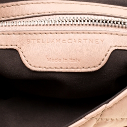 مملوكة مسبقًا Stella McCartney Beige Quilted Faux Leather Medium Beckett Chain Shoulder Bag