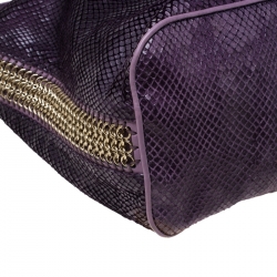 مملوكة مسبقًا Stella McCartney Purple Faux Python Bailey Boo Hobo