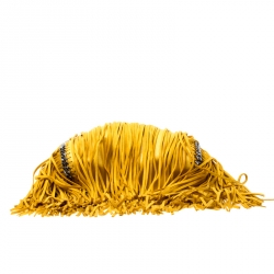 مملوكة مسبقًا حقيبة يد ستيلا مكارتني ميني فالابيلا شراشيب جلد صناعي أصفر