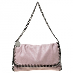 Stella Mccartney Outlet: bag in textured synthetic leather - Pink