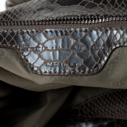 Stella McCartney Metallic Python Faux Leather Large Falabella Tote