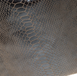 Stella McCartney Metallic Python Faux Leather Large Falabella Tote