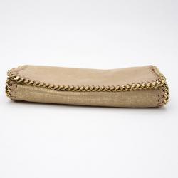Pre Owned Stella McCartney Gold Falabella Shaggy Deer Crossbody Bag