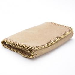 Pre Owned Stella McCartney Gold Falabella Shaggy Deer Crossbody Bag