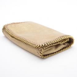 Pre Owned Stella McCartney Gold Falabella Shaggy Deer Crossbody Bag