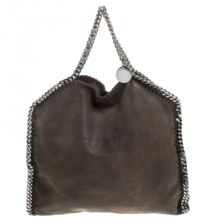 مملوكة مسبقًا Stella McCartney Brown Faux Leather Small Falabella Tote