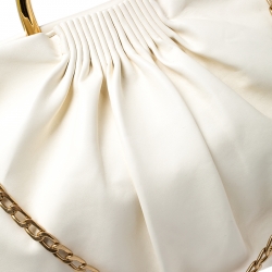 Stella McCartney Off White Leather Top Handle Bag