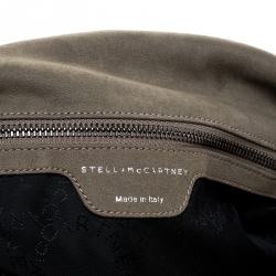 Stella McCartney Grey Faux Suede Falabella Fringed Tote