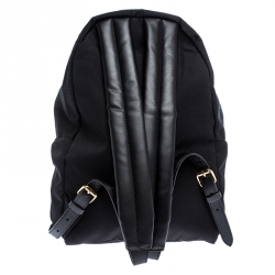 Pre Owned Stella McCartney Black Nylon and Leather Falabella Backpack