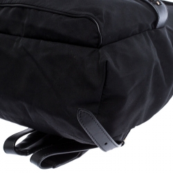 Pre Owned Stella McCartney Black Nylon and Leather Falabella Backpack