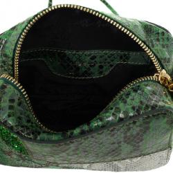 Pre Owned Stella McCartney Green Waverly Small Cross Body Bag  
