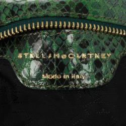 Pre Owned Stella McCartney Green Waverly Small Cross Body Bag  