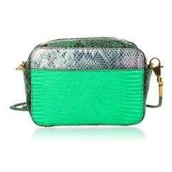 Pre Owned Stella McCartney Green Waverly Small Cross Body Bag  