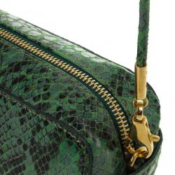 Pre Owned Stella McCartney Green Waverly Small Cross Body Bag  