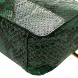 Pre Owned Stella McCartney Green Waverly Small Cross Body Bag  