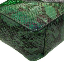 Pre Owned Stella McCartney Green Waverly Small Cross Body Bag  