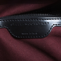 Pre Owned  Stella McCartney Black Faux Leather Falabella Box Top Handle Bag