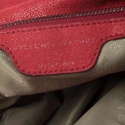 مملوكة مسبقًا Stella McCartney Red Faux Leather Small Falabella Tote