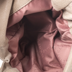 Pre Owned Stella McCartney Beige Faux Leather Mini Falabella Tote