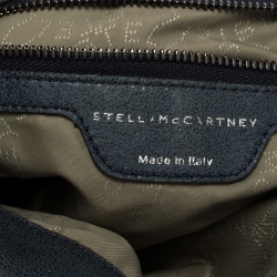 Pre Owned Stella McCartney Blue Faux Leather Small Falabella Tote