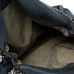 Pre Owned Stella McCartney Blue Faux Leather Small Falabella Tote