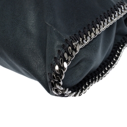 Pre Owned Stella McCartney Blue Faux Leather Small Falabella Tote