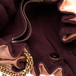 Pre Owned Stella McCartney Light Brown Faux Leather Norma Bucket Bag