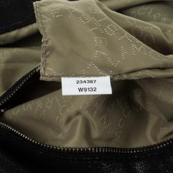 Pre Owned Stella McCartney Black Metallic Falabella Tote