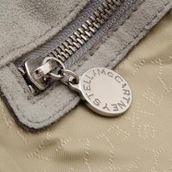 Pre Owned Stella McCartney Silver Woven Chain Detail Hobo